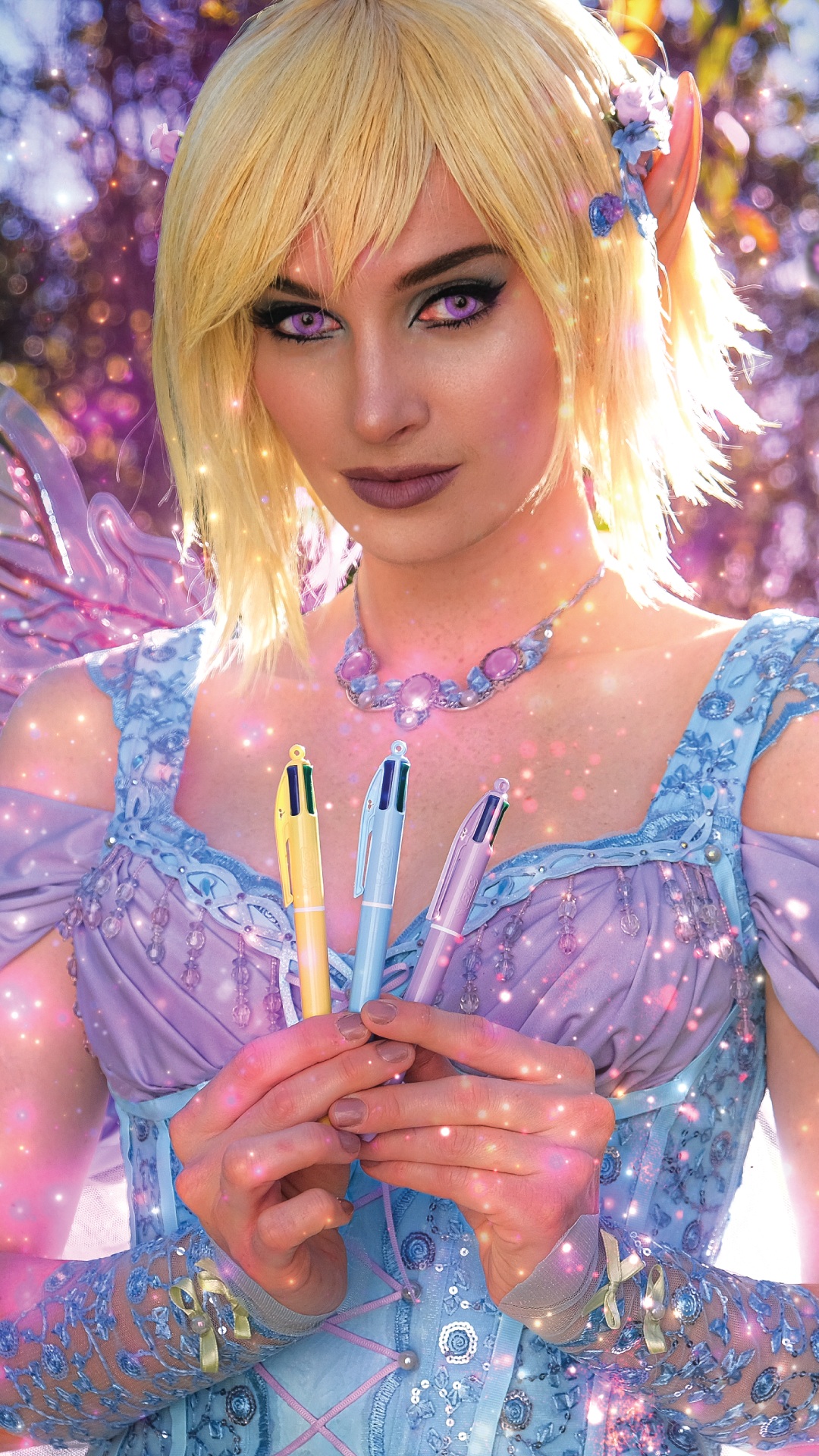 Instagram post by @alysontabbitha for BIC. Caption reads: [...] side, transforming inspiration from the BIC....