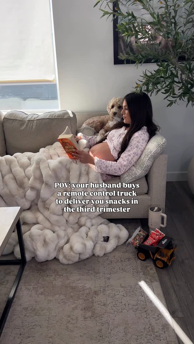 Instagram post by @brit_lamour for Advanced Nutrition by Zahler. Caption reads: He’s learned the first rule to 3rd trimester....
