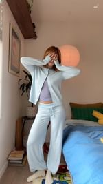 Instagram post by @morgan.ag for Organic Basics. Caption reads: a love story between me and @organicbasics....