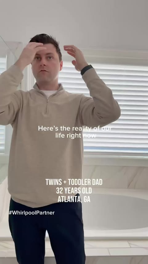 Instagram post by @jjake_____ for Whirlpool. Caption reads: #ad Such an upgrade for Mom & Dad - the....