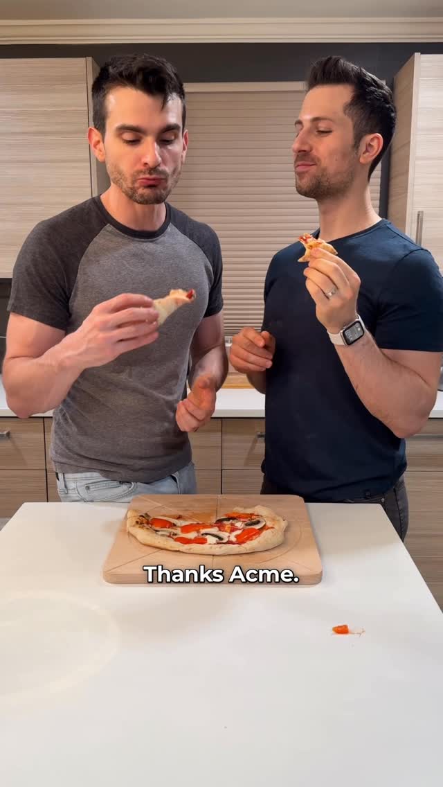 Instagram post by @sidneyandg for ACME Markets. Caption reads: #ACMEPartner Pizza night has been one of our....