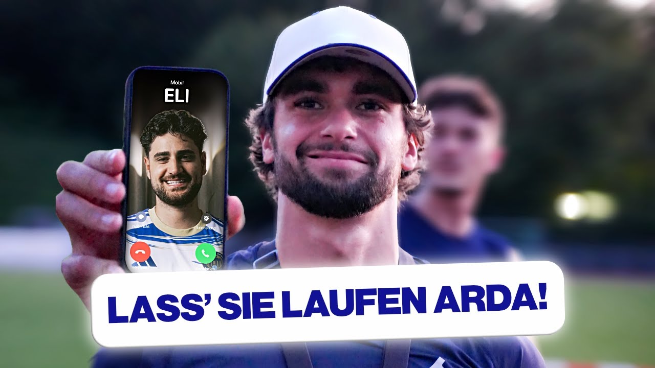 YouTube post by @delaysportsberlin for ESN. Caption reads: IS DELAY SPORTS FIT ENOUGH FOR ARDA SAATÇI? 🔥 |....