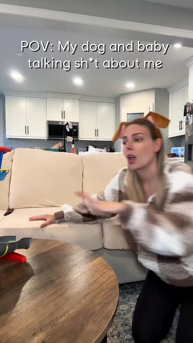 Instagram post by @airbudkobe for PAW Patrol. Caption reads: Can you believe the shade they threw at me at the....