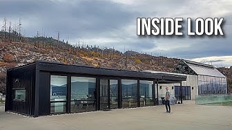 YouTube post by @KerryTarnow for Cuts Clothing. Caption reads: I Explored Honomobo's New Fire Resistant PREFAB....