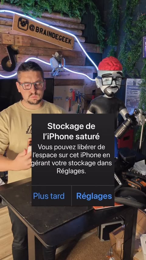 Instagram post by @braindegeek for Ugreen. Caption reads: [...] commerciale avec @ugreenfr @ugreen_official....
