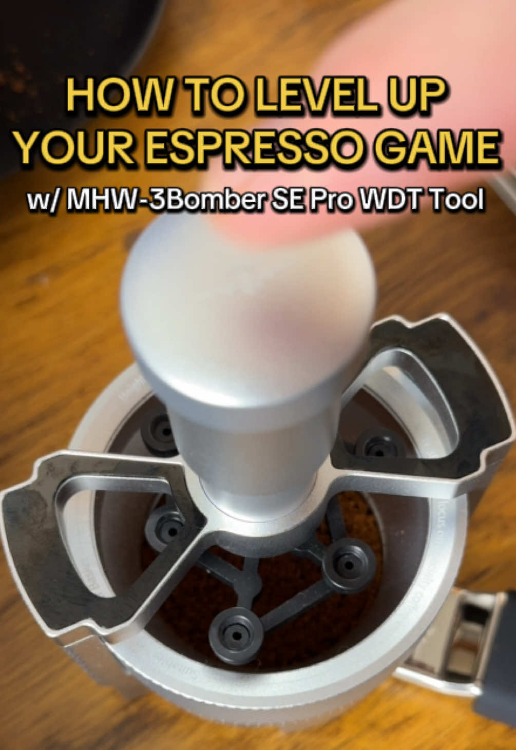 TikTok post by @rob_mcgee for Mhw3bomber. Caption reads: S/O @MHW-3BOMBER for the gear. 🤙🏼 Your espresso....