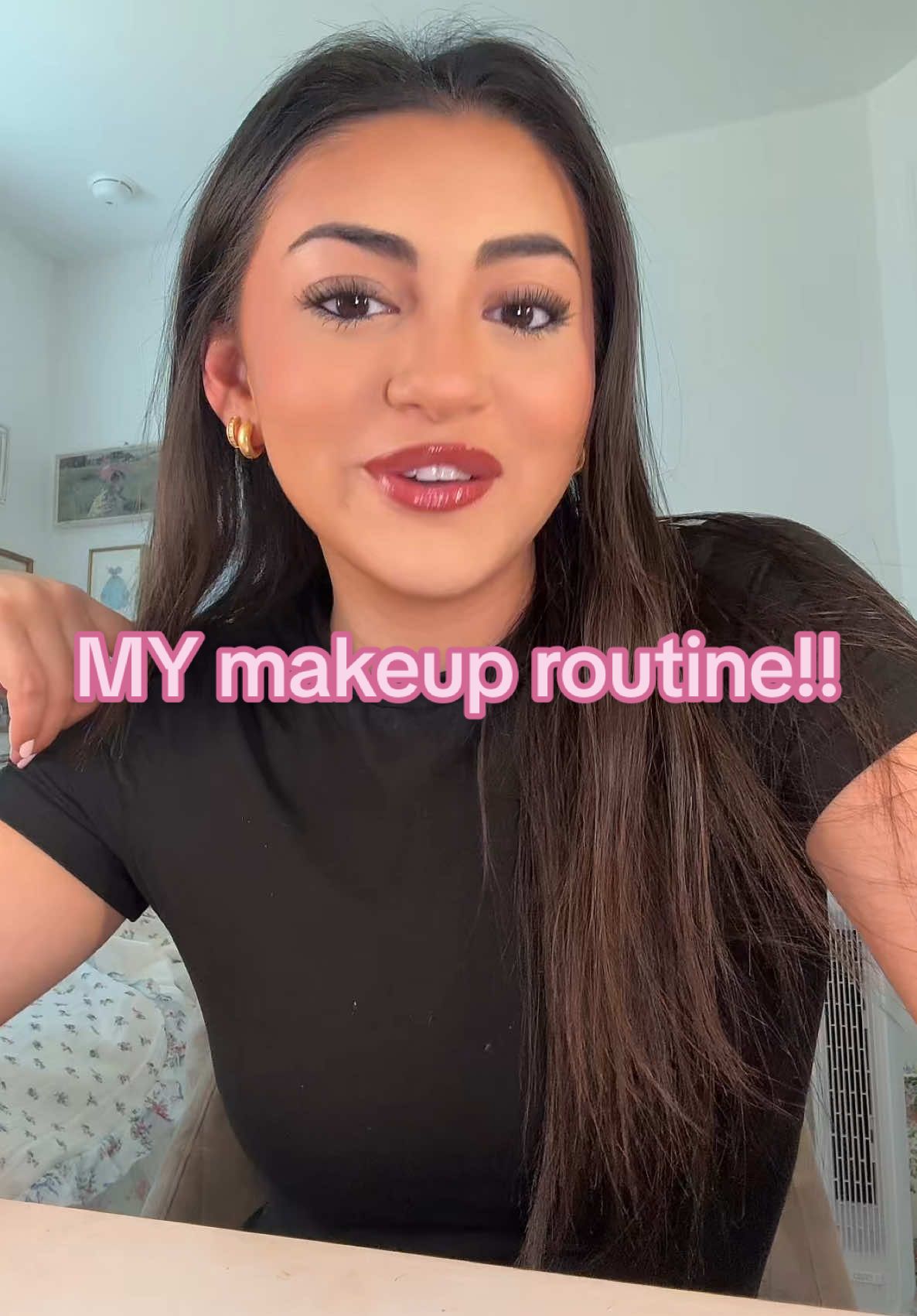 TikTok post by @alyssa.campos for DIBS Beauty. Caption reads: [...] I used: @Clinique @LYS Beauty @DIBSBEAUTY....