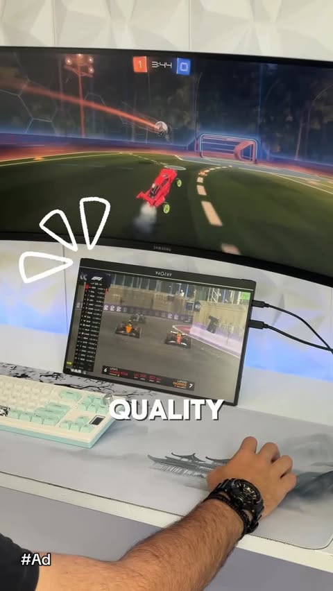 Instagram post by @billystechzone for ARZOPA. Caption reads: [...] game will you play on it
3) Follow me &....