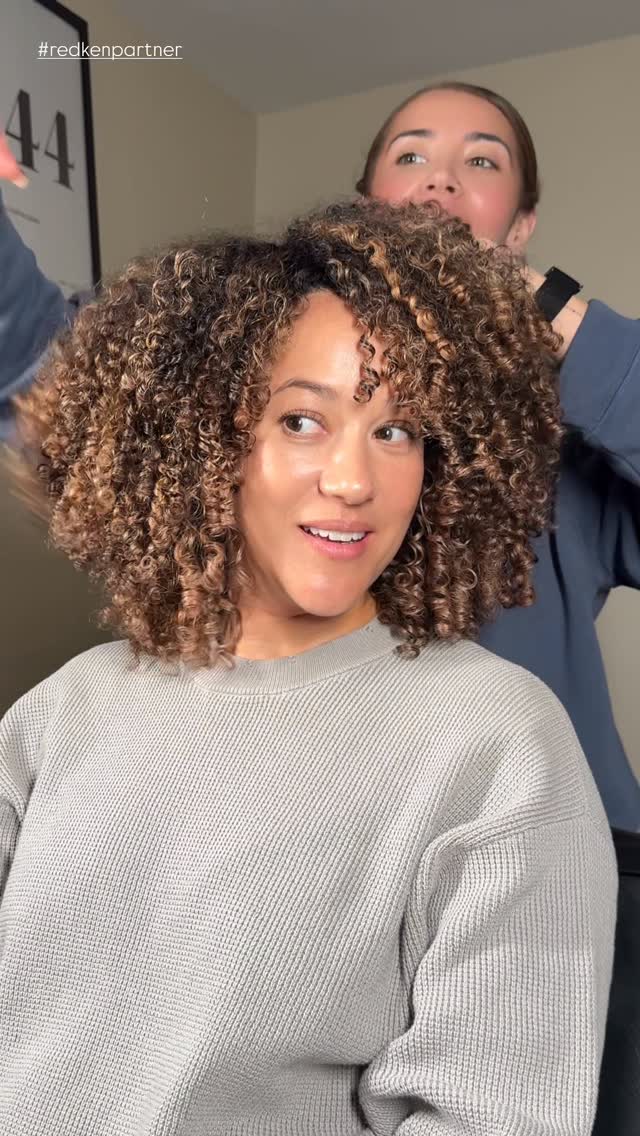 Instagram post by @thesavvytouch for Redken. Caption reads: The new @redkenpro blonde IQ is that girl. With my....