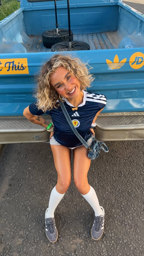 Instagram post by @meganowelsh for adidas Football. Caption reads: [...] best wee night with @jdsports and....