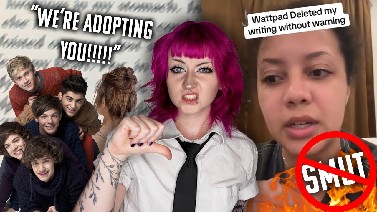 YouTube post by @allietricaso for MeUndies. Caption reads: the rise and fall of wattpad.