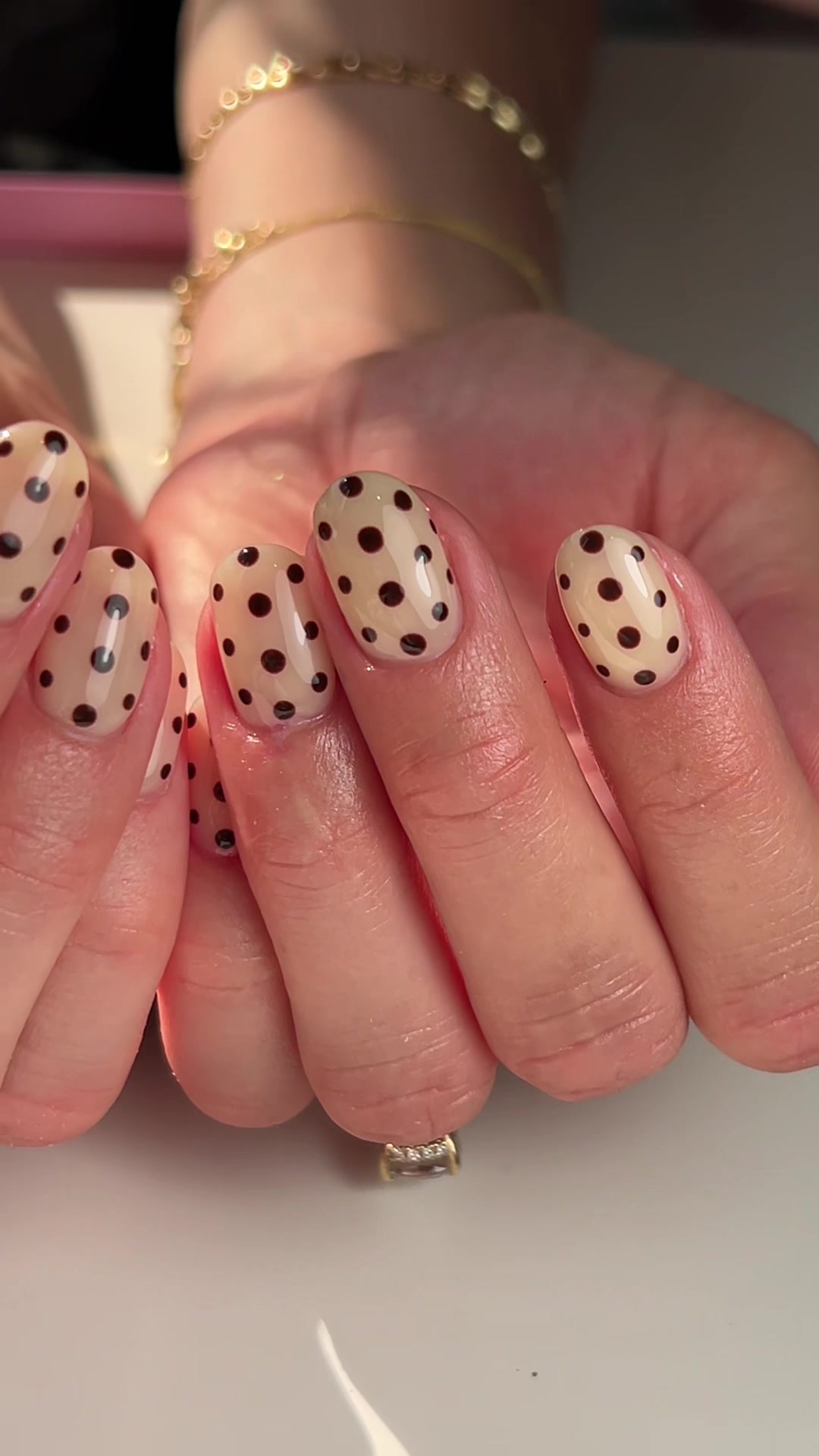 TikTok post by @nailsby.londyn for Madam Glam. Caption reads: [...] USA @Nail Mart USA @the_gelbottle_inc....