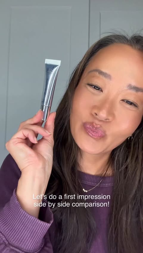 Instagram post by @kimberleeruthloves for Target. Caption reads: #ad | Putting the NEW @rocskincare Lip Volumizer....