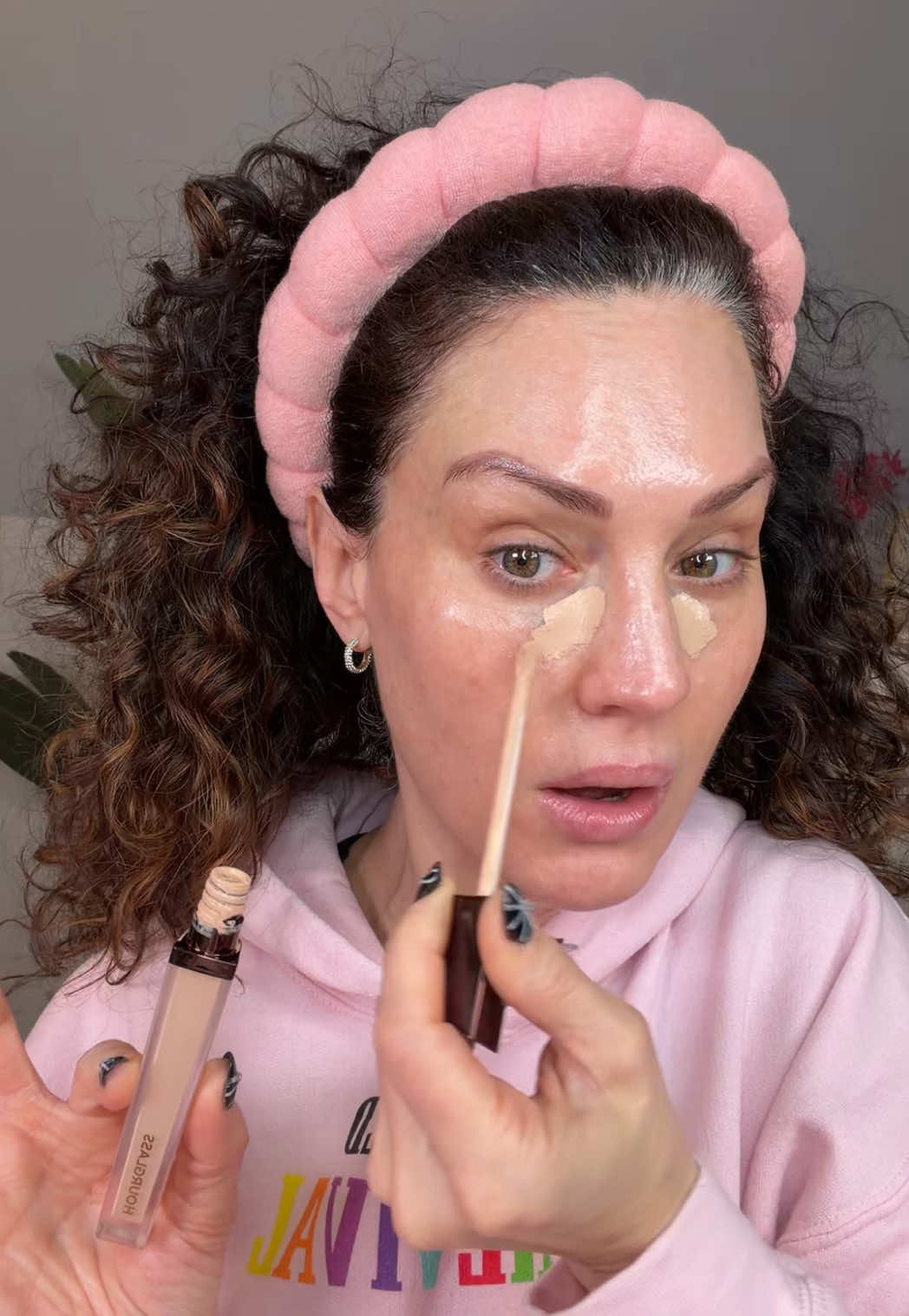 TikTok post by @branditheglambelle for NAKED SUNDAYS. Caption reads: Count how many times I say “little bit” in this....