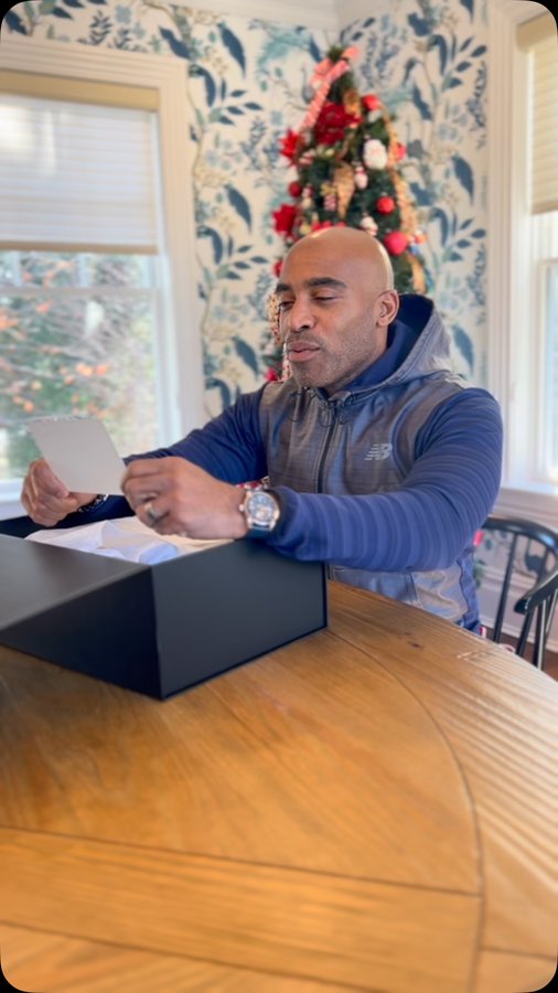 Instagram post by @tiki.barber for Todd Snyder. Caption reads: 🏈 Game day luxury 🏈
Introducing the....