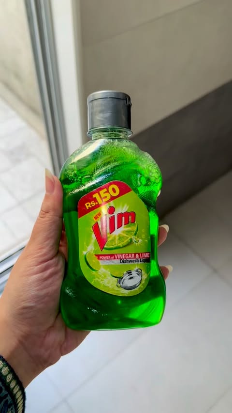Instagram post by @rewardopk for ELITELIFE COLLAB. Caption reads: POV: Vim liquid is no longer just for dishes 👀✨....