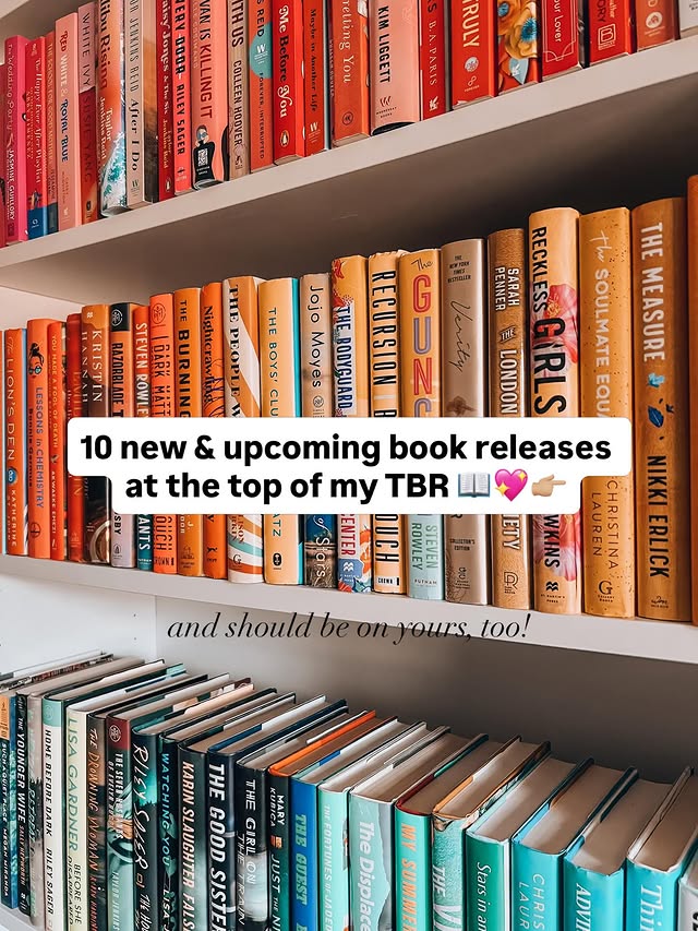 Instagram post by @emilybookedup for Grand Central Publishing. Caption reads: ‼️10 upcoming new books you should add to your TBR....