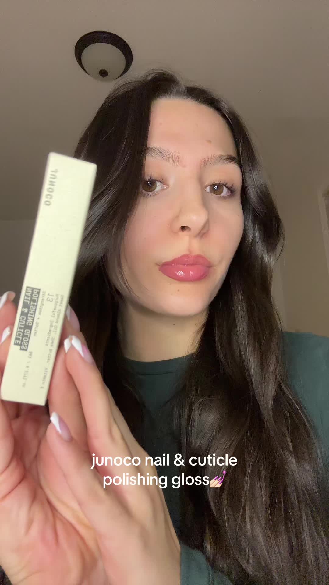 TikTok post by @alexxa_rosee for JUNOCO. Caption reads: do your nails need some TLC? @JUNOCO California....