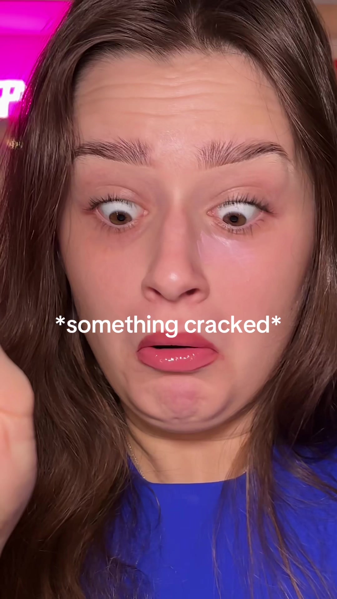 TikTok post by @_leaveitblankk for Kosas. Caption reads: Getting the last drop of my @Kosas color corrector....