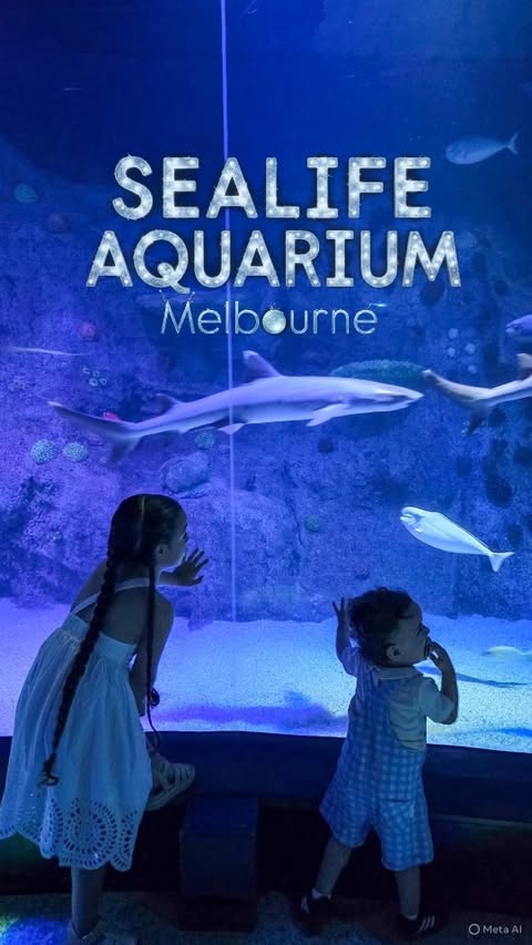 Instagram post by @themelbournemumm for Paramount Pictures. Caption reads: SEA LIFE’s SpongeBob Underworld Adventure!....