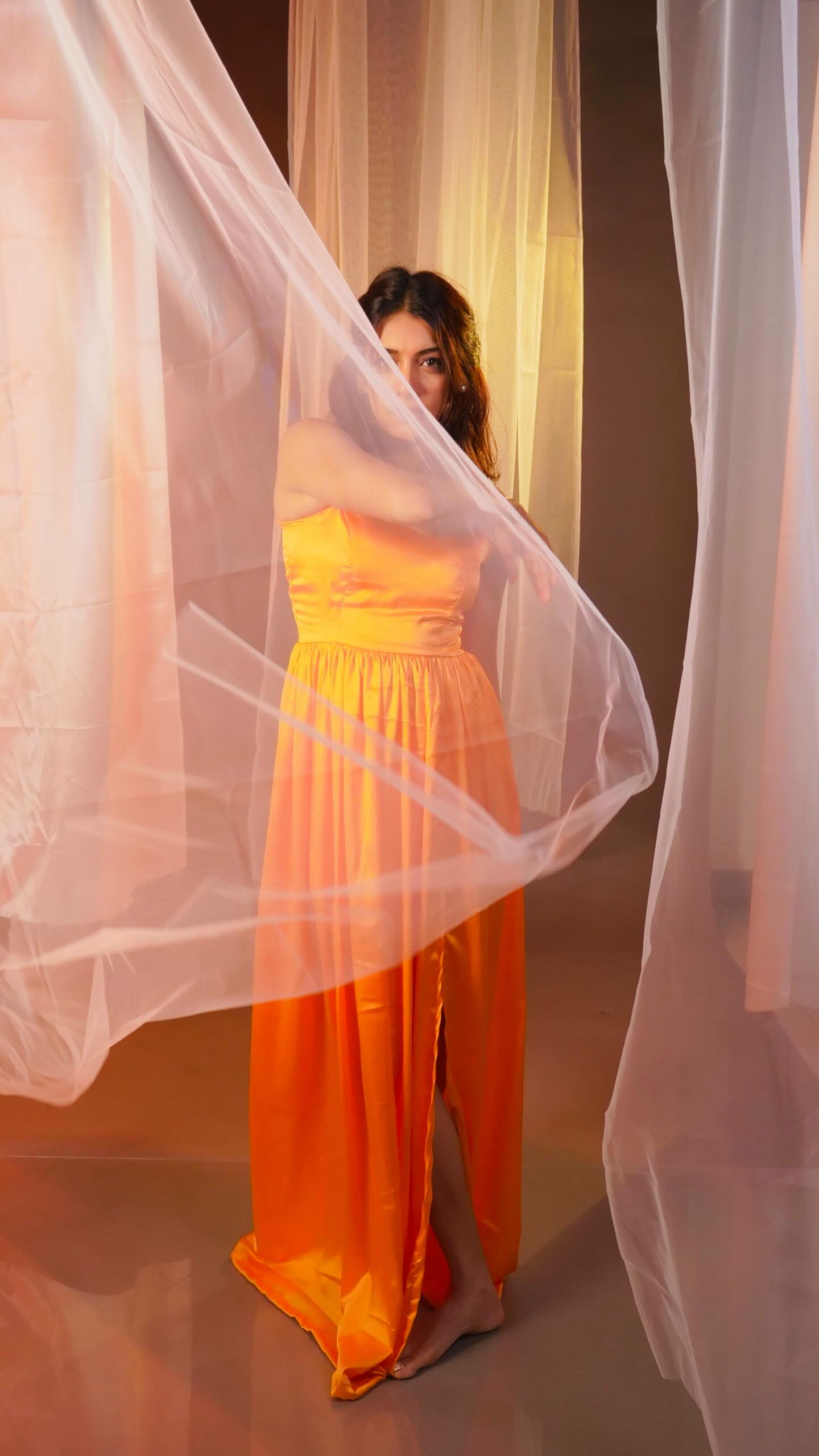 Instagram post by @dilsha__prasannan__ for Santoor Stay Young. Caption reads: One hour to shoot? No stress just my glow-up....