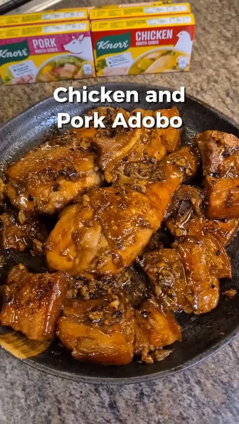 Instagram post by @crucru_katchoo for Knorr Philippines. Caption reads: There truly is nothing like your Lola’s Adobo but....