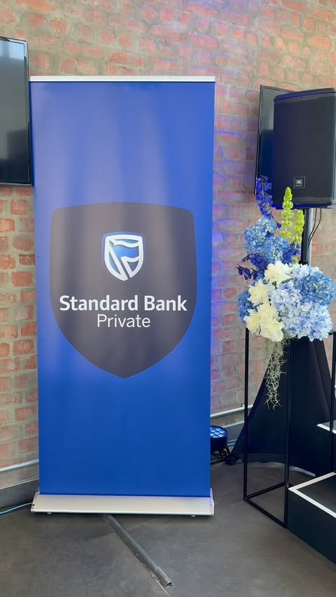 Instagram post by @rebasem for Standard Bank. Caption reads: I learned a lot from attending the Standard Bank....