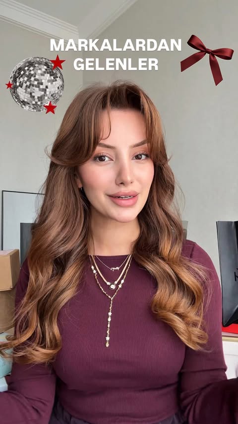 Instagram post by @ecmelliy for Mai Collection. Caption reads: Şuan bu videoyu çektiğime inanamıyorummmm 🥹♥️💃🏻....
