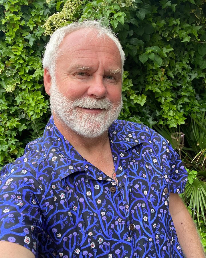 Instagram post by @richardgodfrayhoare for Yiume. Caption reads: Midnight Garden by Yiume 👕 Get 10% OFF on their....