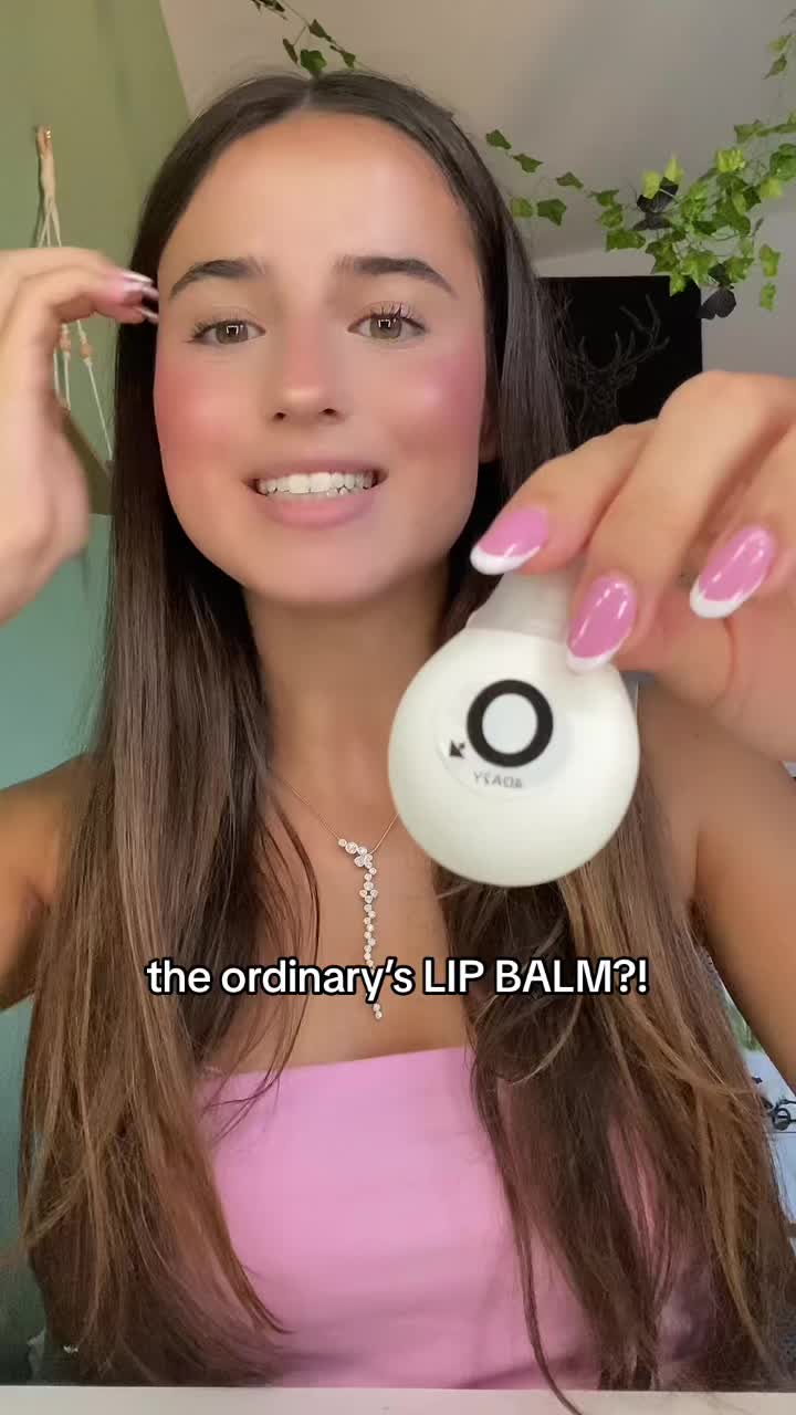 TikTok post by @ginevraskin for DECIEM. Caption reads: [...] #viralskincare #lippies #foryou #viral....