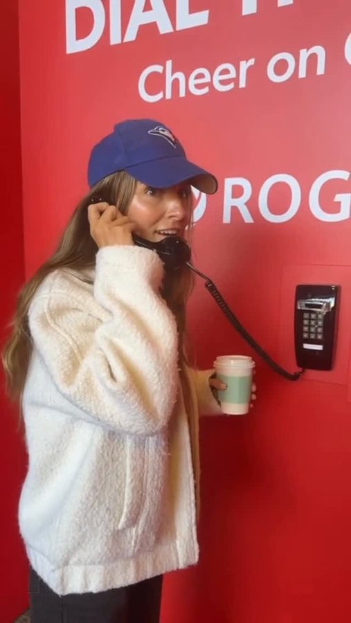 Instagram post by @carlabezanson for Rogers. Caption reads: Halifax! Head over to Rogers Square today to....