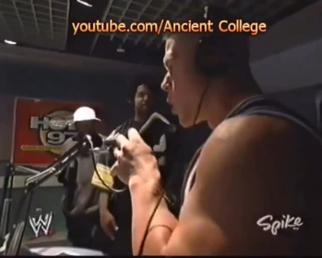 Instagram post by @djjuanyto for HOT 97. Caption reads: Tomorrow Night will Be @johncena Last In Ring....