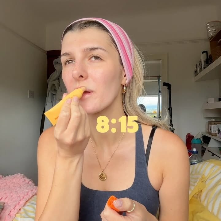 Instagram post by @hannahtrenches for Tangle Teezer. Caption reads: 1 second… ONE SECOND!!! 🥲

Im not really a wuss....