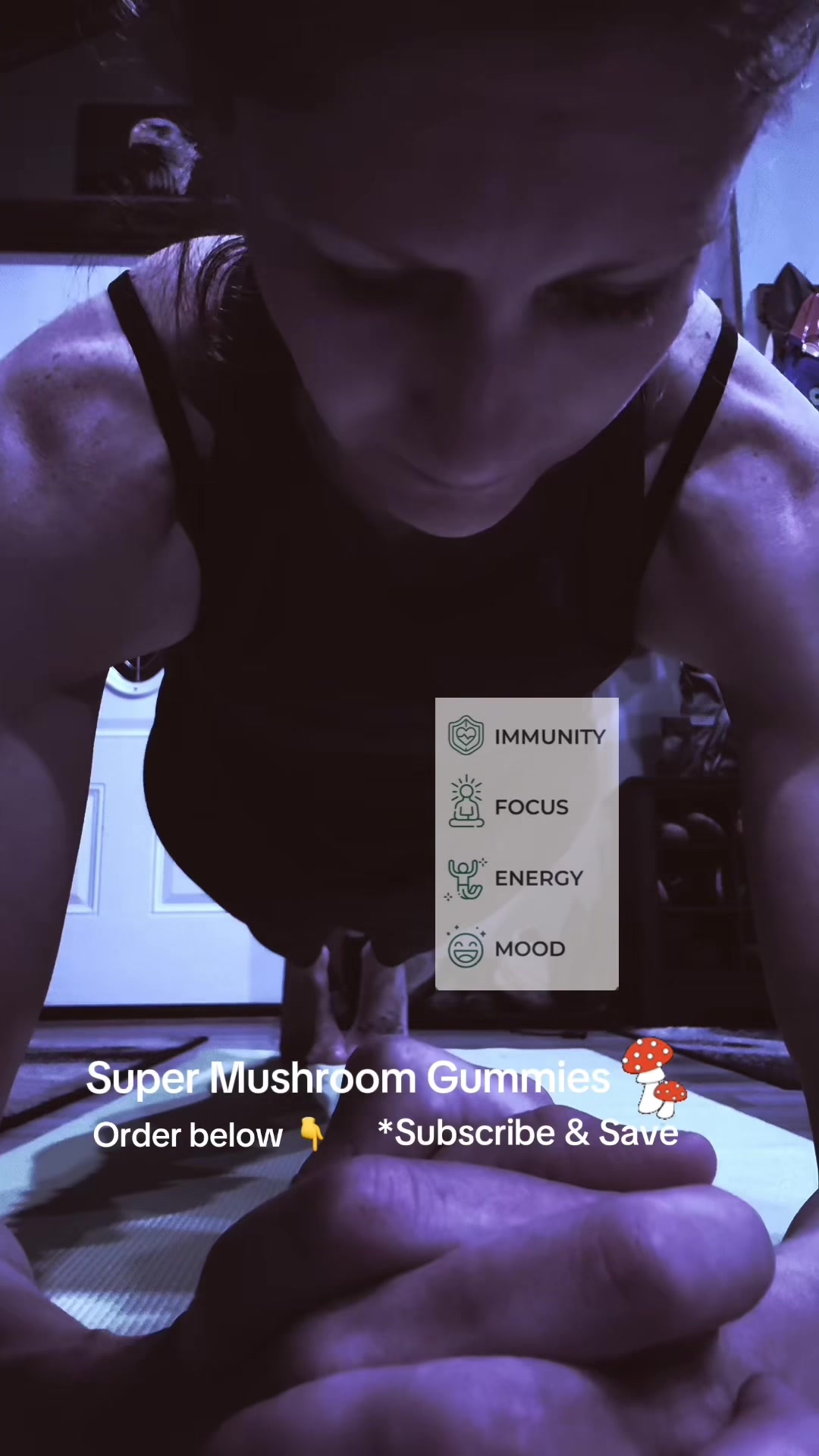 TikTok post by @kaylaa6580 for Auri Nutrition. Caption reads: [...] #focus #energy #supplementsthatwork @Auri....