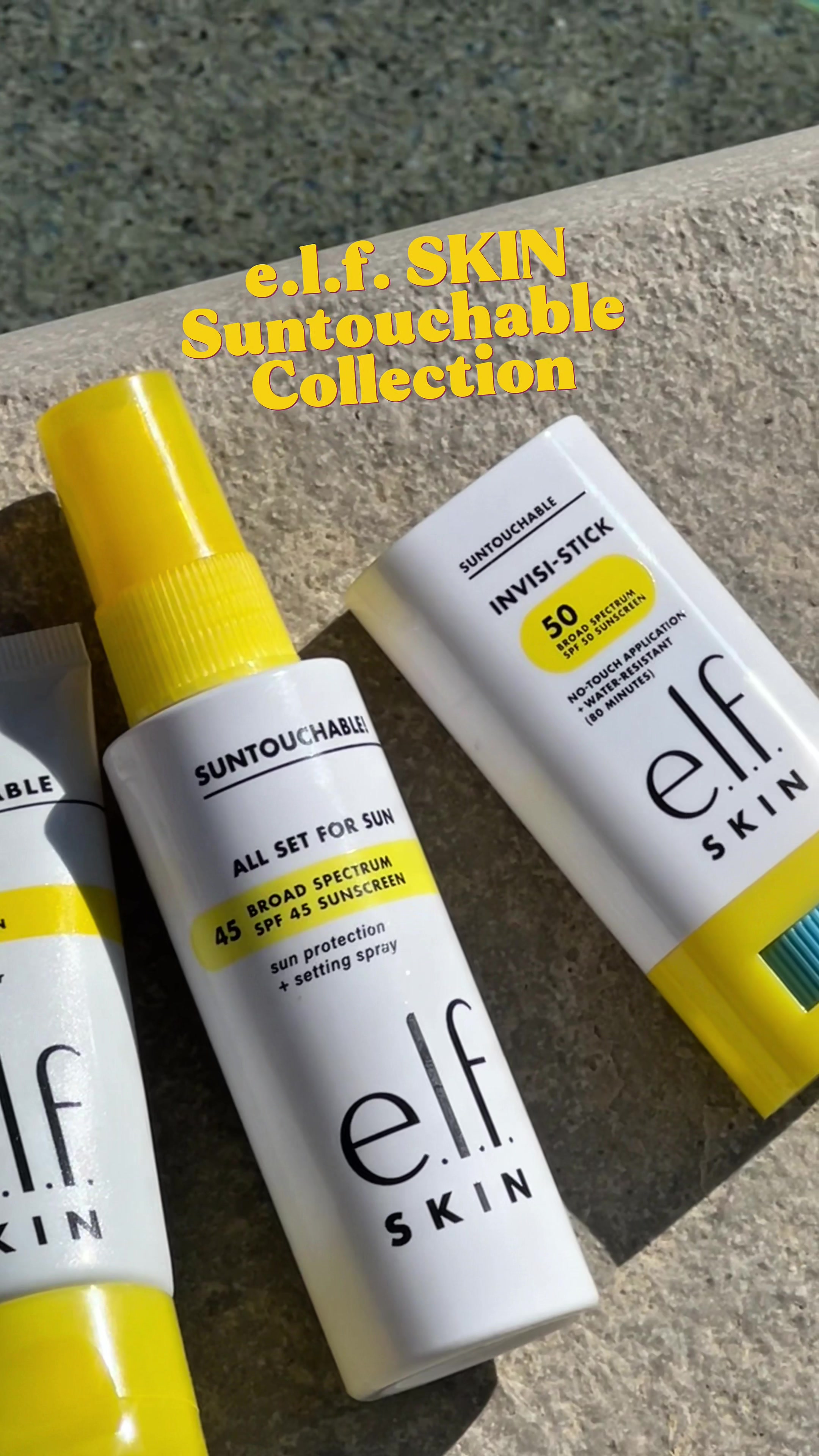 TikTok post by @gabschase for elfcosmetics. Caption reads: Just like Halo Glow Skin Tint with SPF - I'm all....