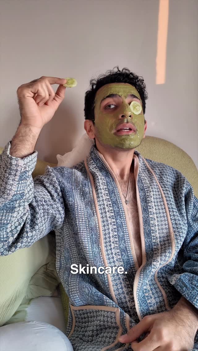 Instagram post by @ayushmaansethi for OZiva. Caption reads: Drinkable skincare?! 🥤😮
Why complicate your....