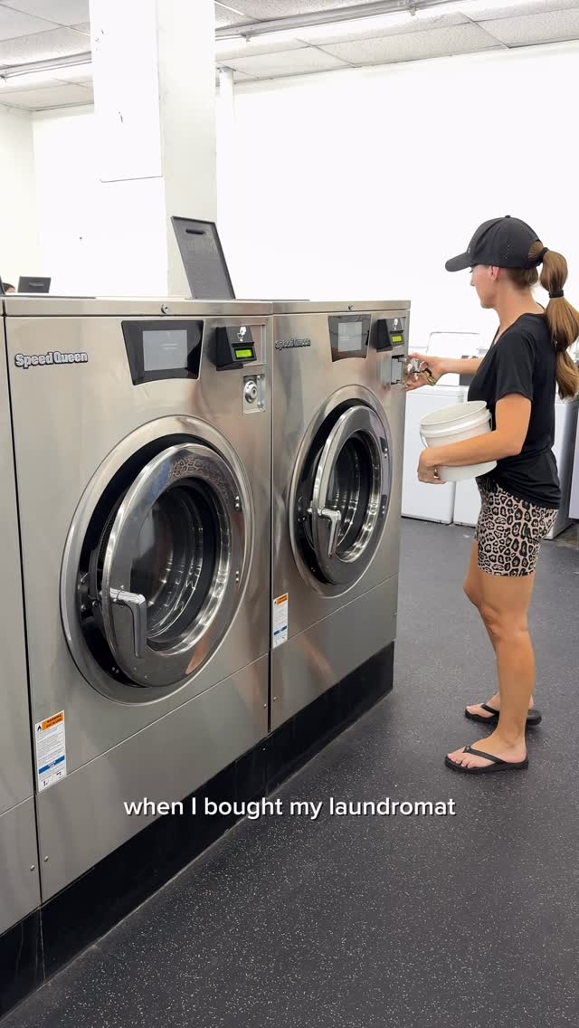 Instagram post by @laundromatgirlofficial for VistaPrint. Caption reads: First impressions really do matter, and I know my....