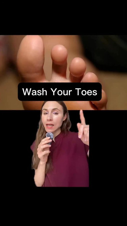 Instagram post by @drdrayzday for PanOxyl. Caption reads: Dermatologist explains why you NEED to wash your....