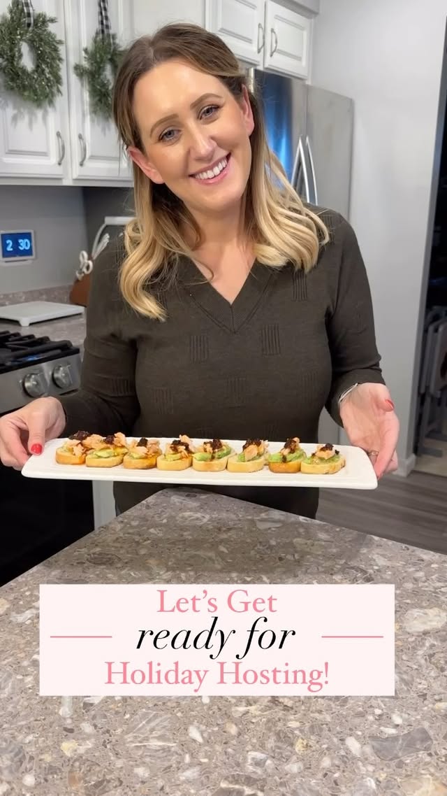Instagram post by @stephanie_massaker for Babbleboxx. Caption reads: 🎉 Hosting for the holidays? I’ve teamed up with....