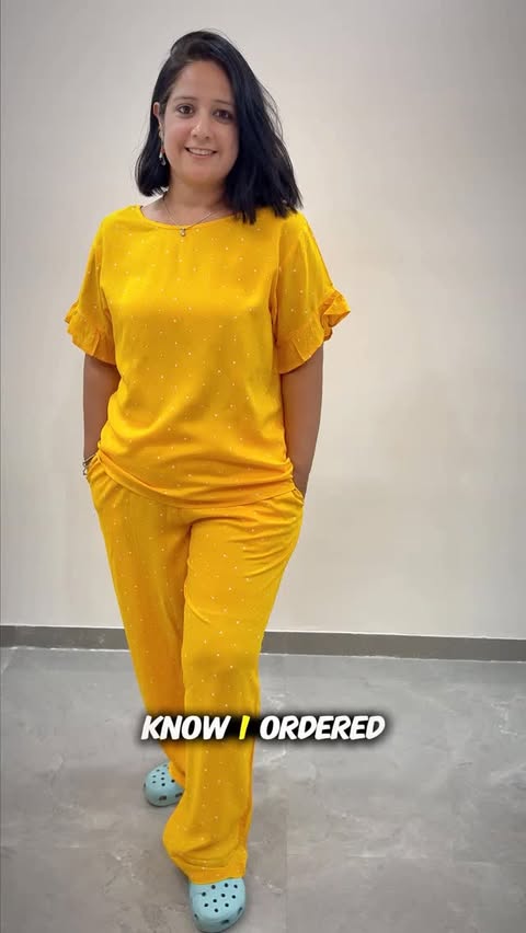 Instagram post by @priyanka.kakkar11 for Clovia. Caption reads: [...] the cutest night suit ever 😭💛 From....