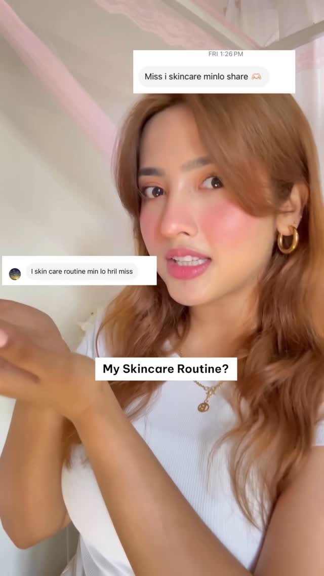 Instagram post by @_suzane.jaishi_ for HK Vitals. Caption reads: Many of you ask about my skincare routine – so....