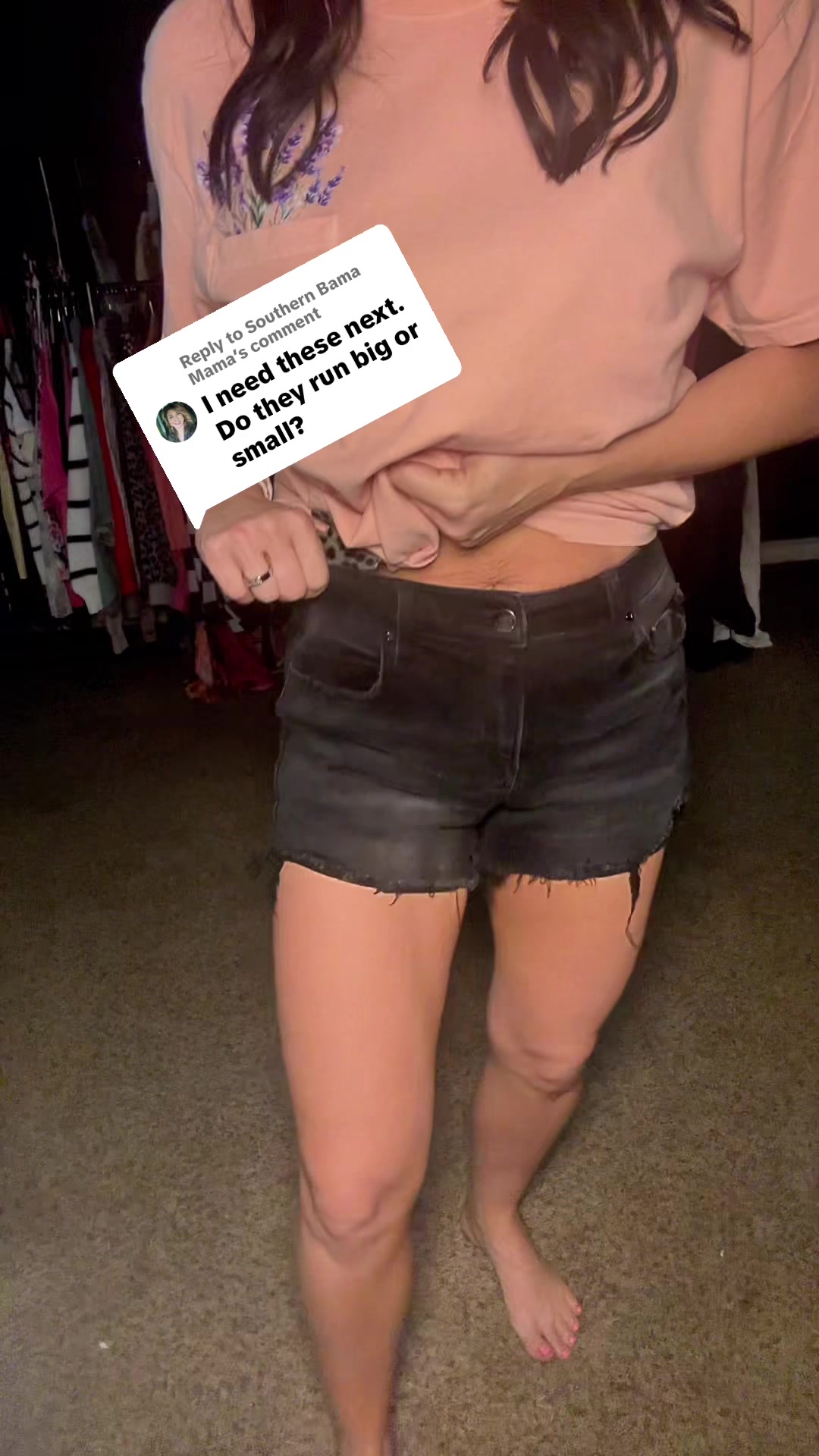 TikTok post by @cfhilliard for Wild Oak Boutique. Caption reads: Replying to @Southern Bama Mama @Wild Oak Boutique....