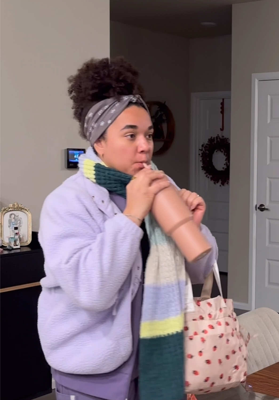 TikTok post by @alondradrobles for Free People. Caption reads: Working New Year’s Eve Eve & New Year’s Eve 🤪....