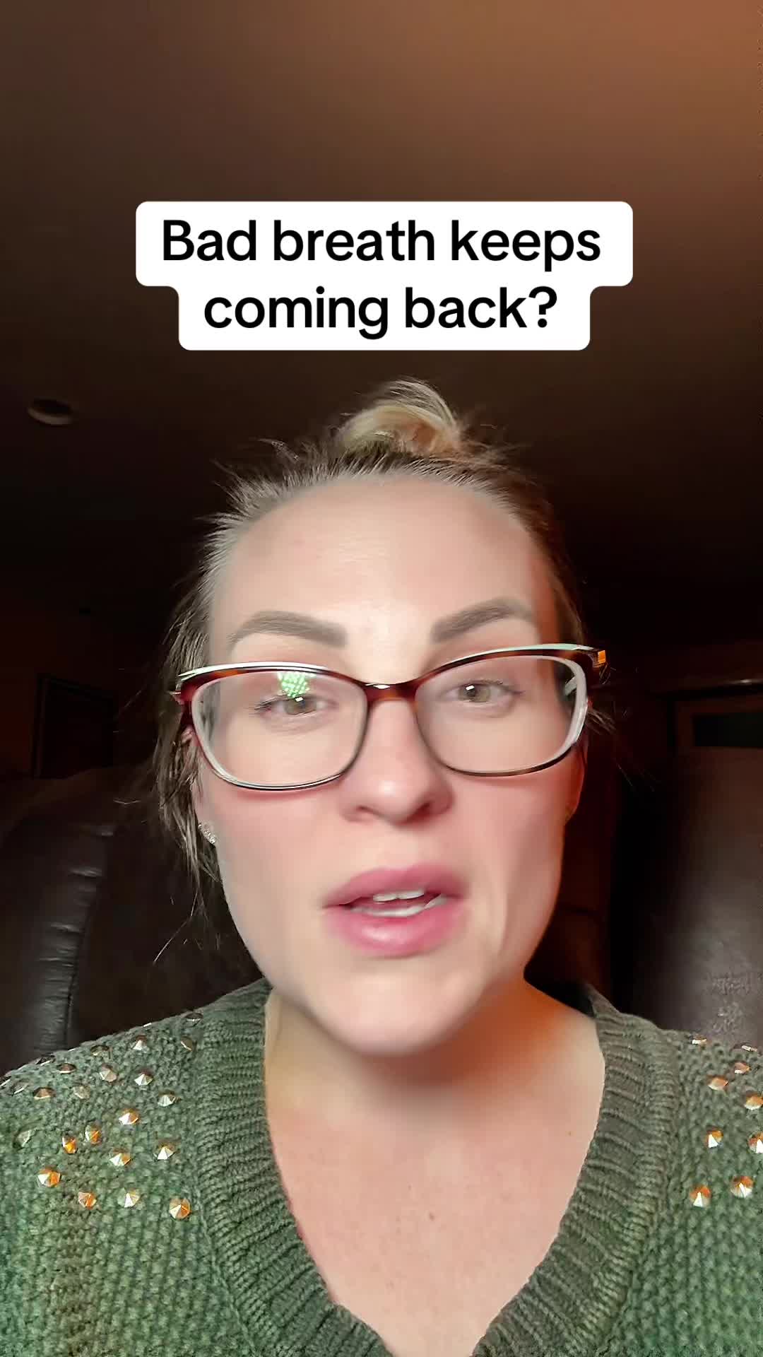 TikTok post by @paige.momlifeoflittles for NatureWise. Caption reads: [...] so fresh breath lasts longer. @NatureWise....