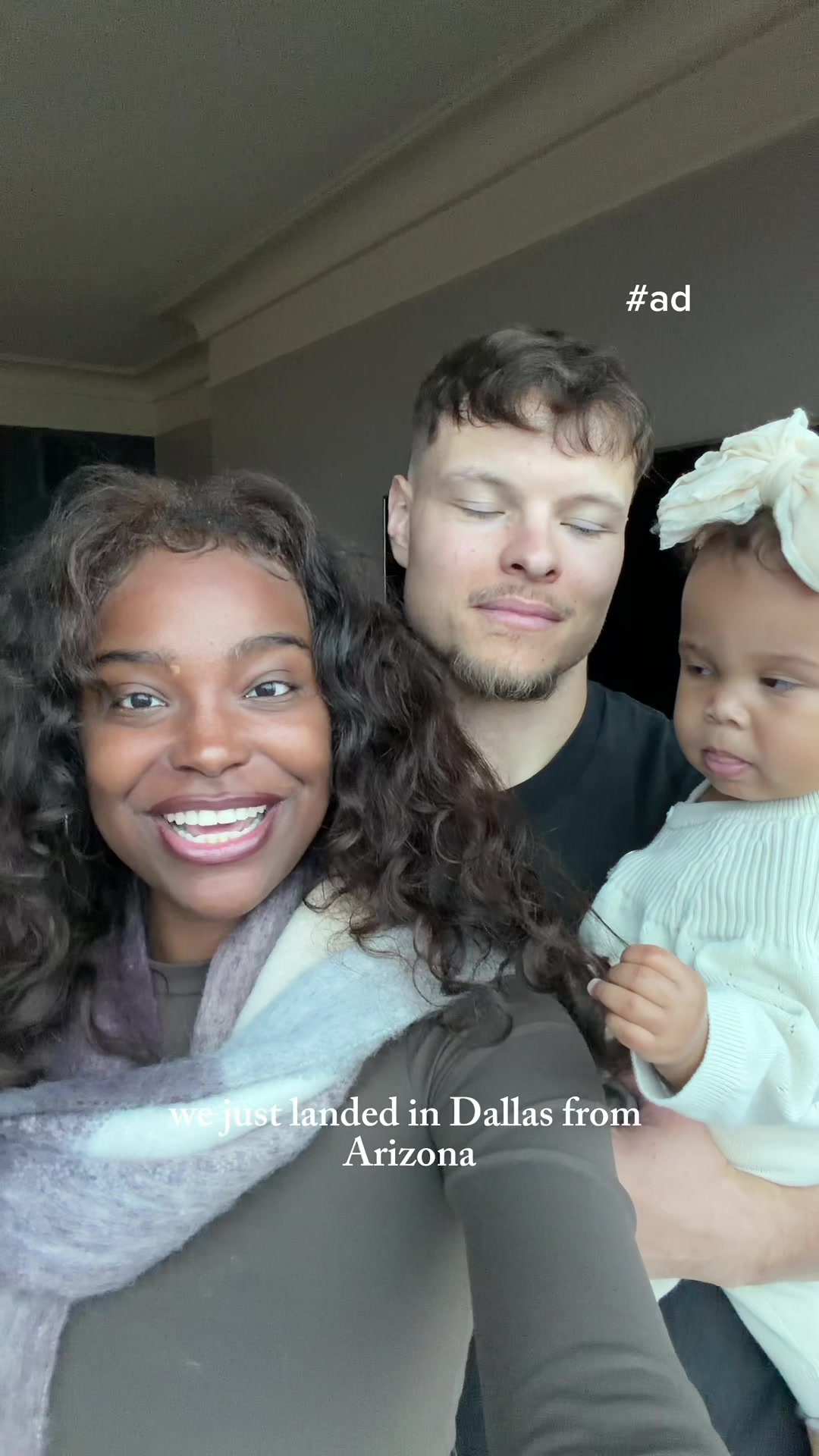 TikTok post by @lifewiththeperas for Hallmark. Caption reads: [...] So I decided to surprise her with....