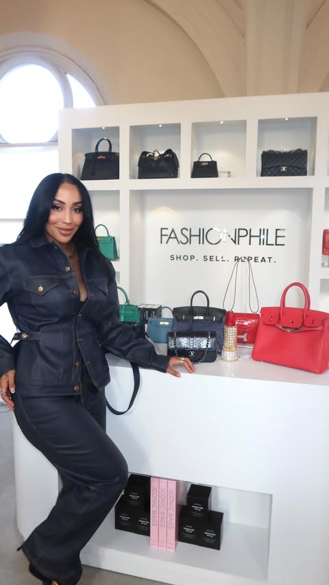 Instagram post by @brandivonne for FASHIONPHILE. Caption reads: [...] I’ll love forever. This is why I shop....