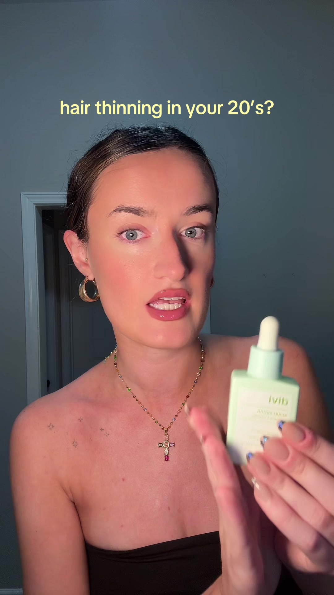 TikTok post by @calliekaye__ for Divi Scalp & Hair Health. Caption reads: i will take every opportunity to brag about @DIVI....