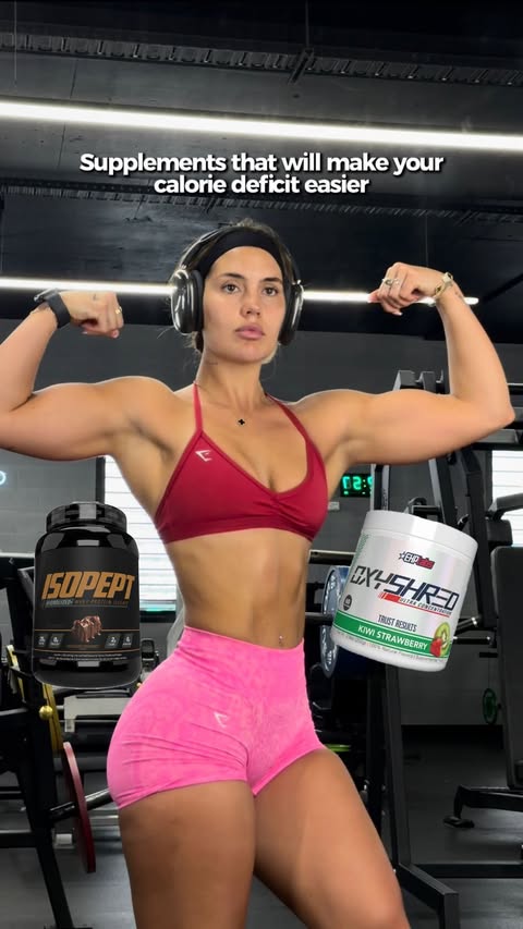 Instagram post by @kelsiefaithhthomas for EHPlabs. Caption reads: [...] your goals a breeze 🤍🎯 @ehplabs code /....