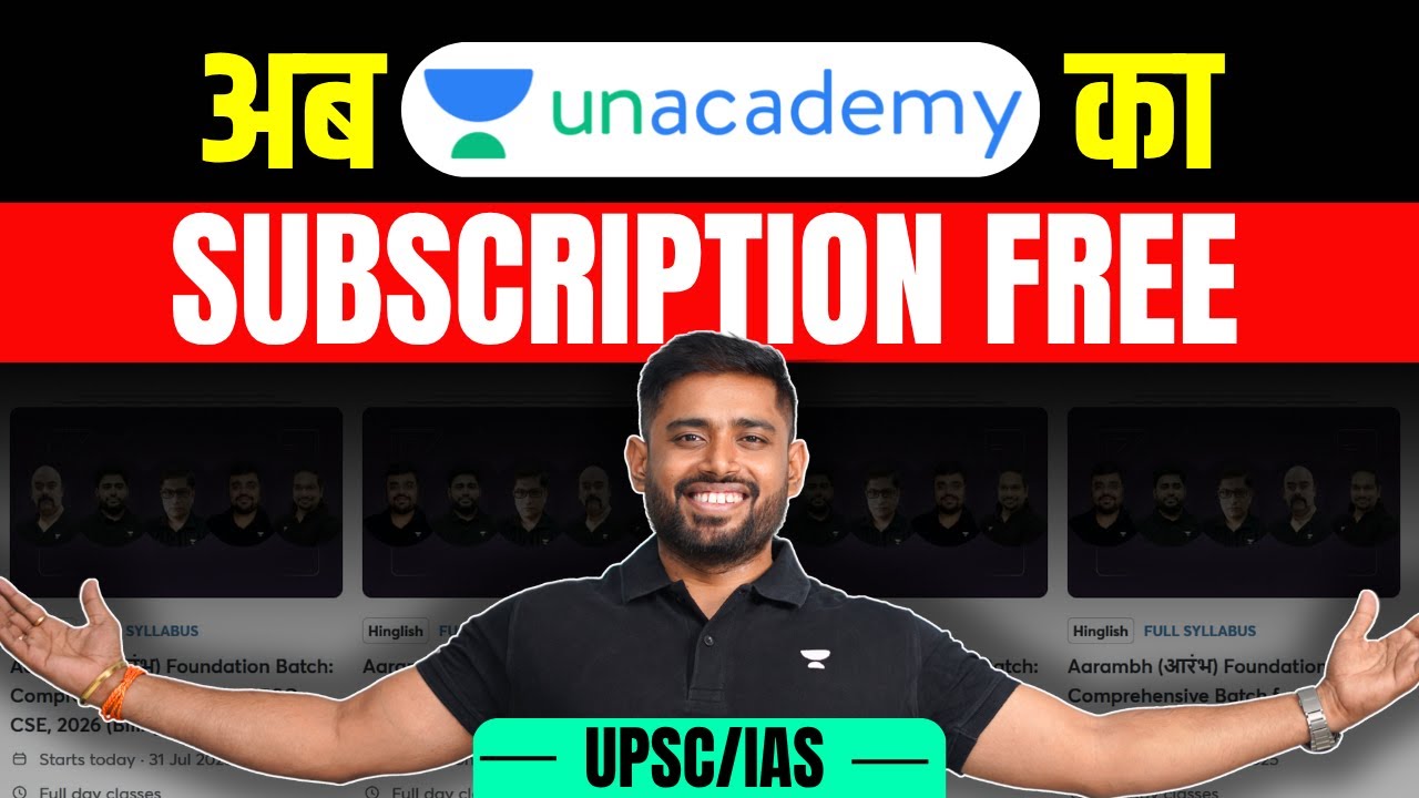 YouTube post by @SudarshanGurjar for Unacademy. Caption reads: *Download* All Geography Lectures & Notes of....
