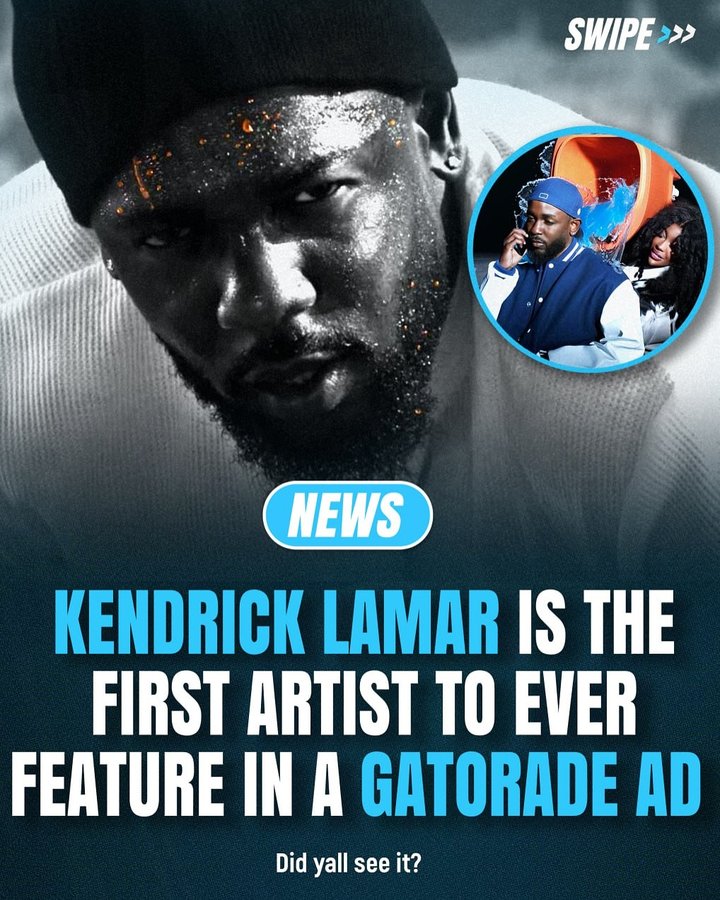 Instagram post by @records for Playmaker. Caption reads: #KendrickLamar just made more history as the first....